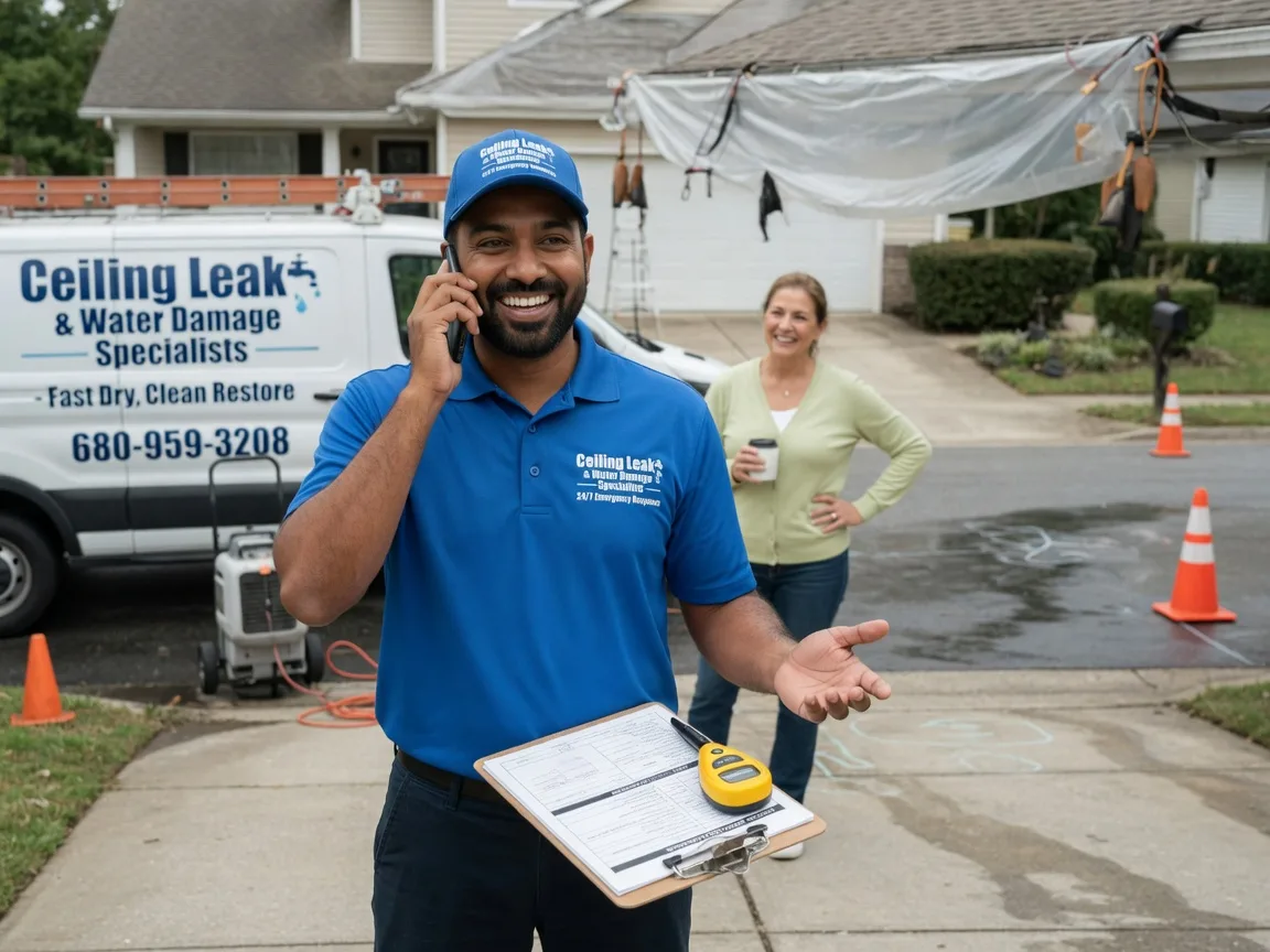 Ceiling Leak Cleanup Oak City, UT FAQs